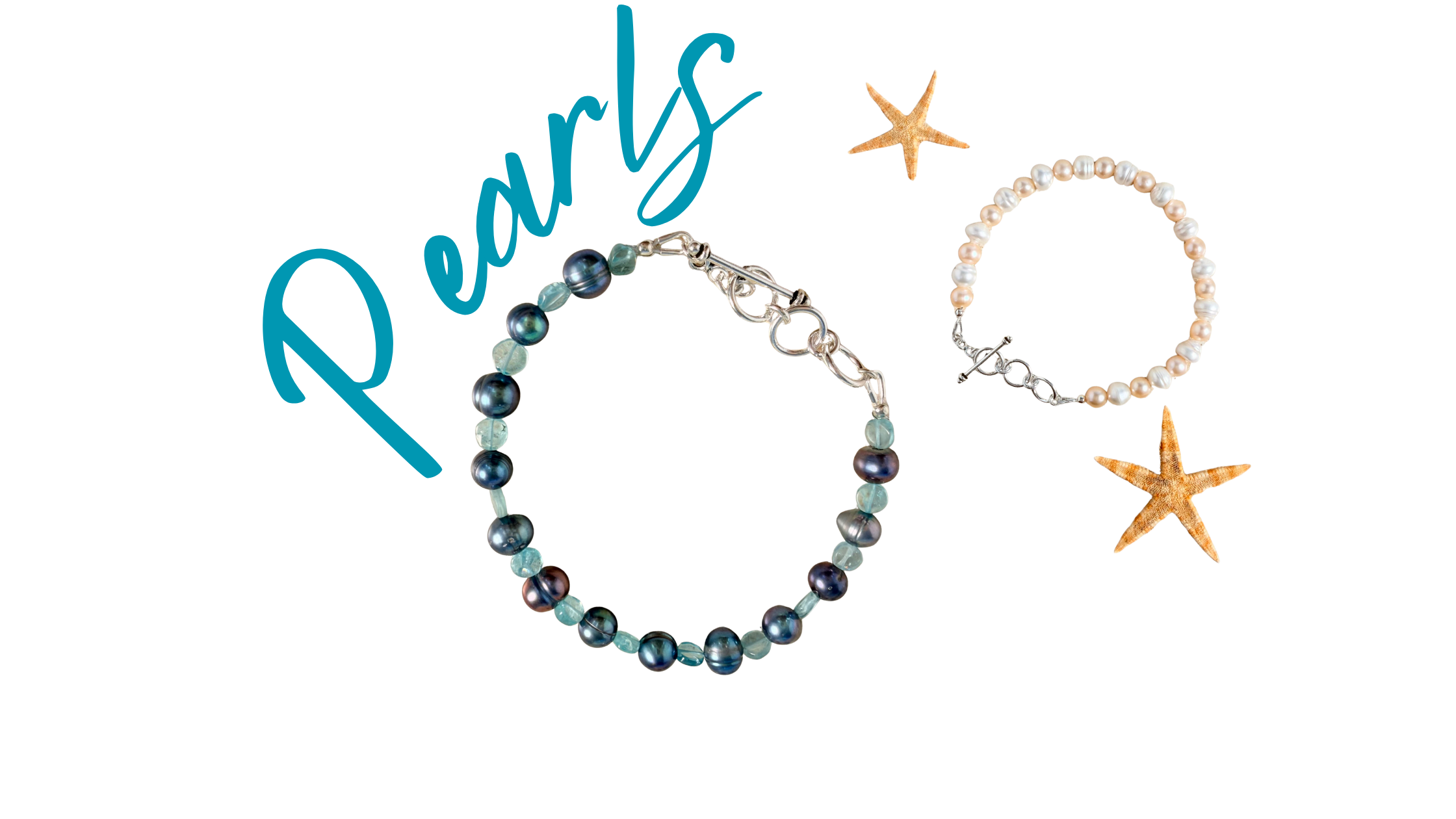 Peacock pearl bracelets